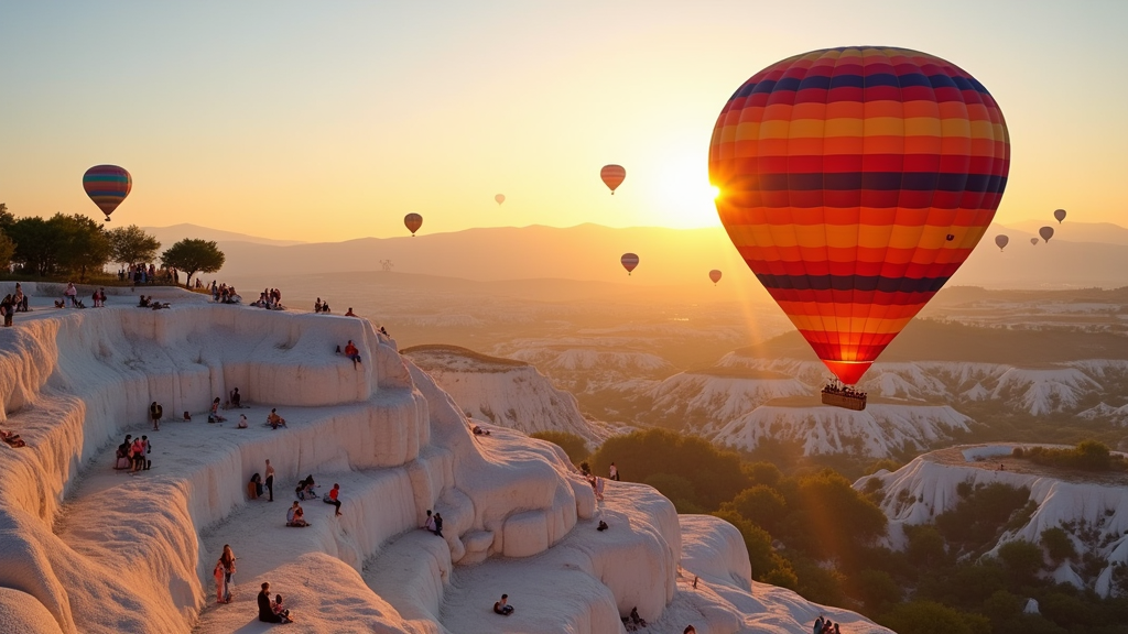 Pamukkale Hot Air Balloon: Experience the Dawn in Style