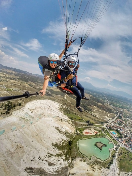 Pamukkale Paragliding Experience with Moonstar Tours